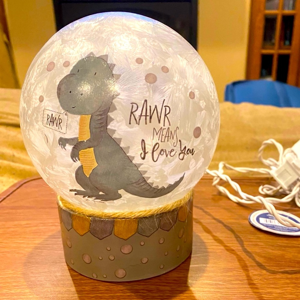 Stony Creek RAWR I Love You Tabletop Light